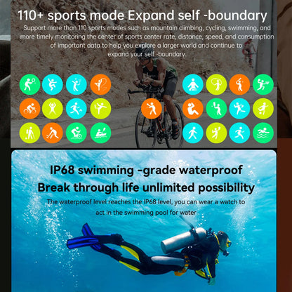 MedWatch™ Strive - Men Smart Watch Military Healthy Monitor AI Voice Bluetooth Call Fitness Waterproof Sports Smartwatch