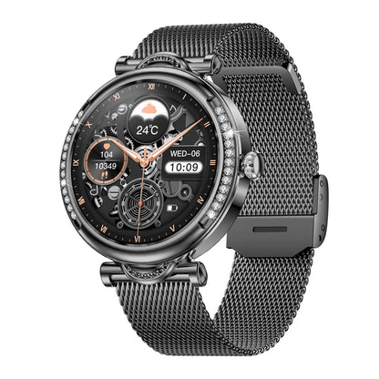 MedWatch™ Aurora - Fashion Smart Watch for Women Lady Health Monitoring 1.27inch Screen IP67 Waterproof BT Calling