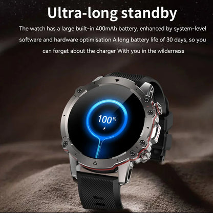 MedWatch™ Crusader - Smart Watch For Men Amoled Waterproof Bluetooth Call Heart Rate