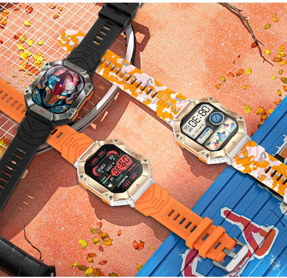 MedWatch™ Invictus Ultra -Watches Ip68 Waterproof Military Healthy Monitor AI Voice Bluetooth Call