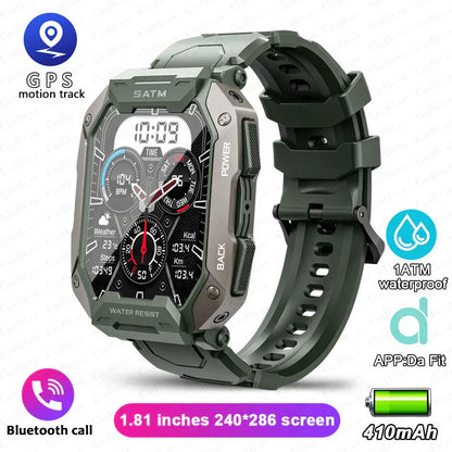 MedWatch™ Force - Smart Watch Men Bluetooth Full Touch Screen 5ATM Waterproof Watches Sports