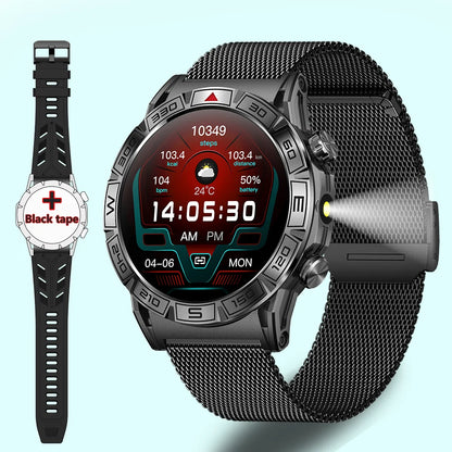 MedWatch™ Shield - Smart Watch Men Altitude Compass GPS Sports 1ATM Waterproof Watch Bluetooth Talk SmartWatches