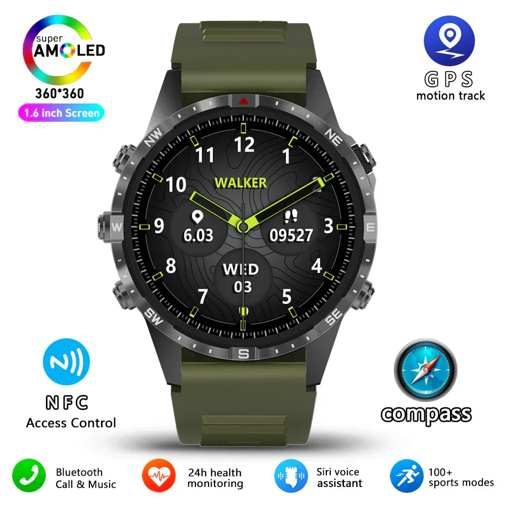 MedWatch™ Aspire - New GPS Smart Watch, GT4 Pro, Blood Sugar Smartwatch