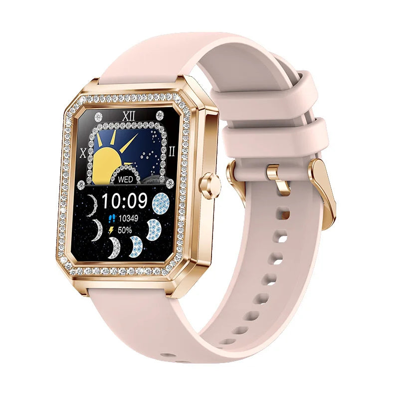 MedWatch™ Aquamarine - Smart Watch Ladies Bluetooth Call Health Monitor Blood Pressure Fitness Tracker For Women