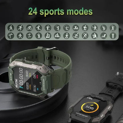 MedWatch™ Force - Smart Watch Men Bluetooth Full Touch Screen 5ATM Waterproof Watches Sports