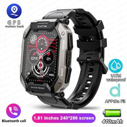 MedWatch™ Force - Smart Watch Men Bluetooth Full Touch Screen 5ATM Waterproof Watches Sports
