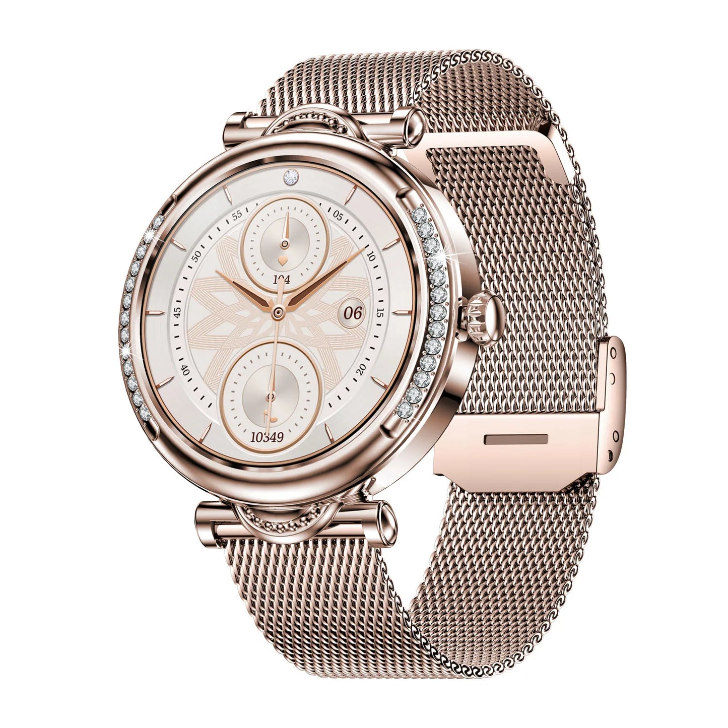 MedWatch™ Aurora - Fashion Smart Watch for Women Lady Health Monitoring 1.27inch Screen IP67 Waterproof BT Calling