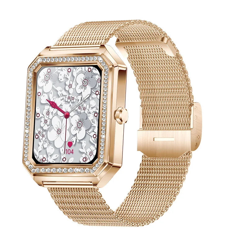 MedWatch™ Aquamarine - Smart Watch Ladies Bluetooth Call Health Monitor Blood Pressure Fitness Tracker For Women