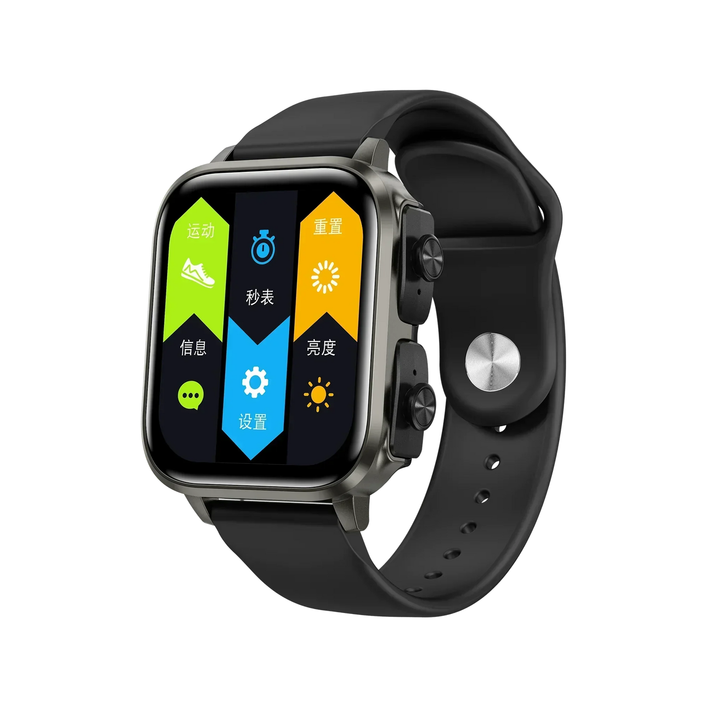 MedWatch™ Unite -Smart Watch With Bluetooth Earphone Waterproof, Touch Big Display Screen Best Relog Inteligente