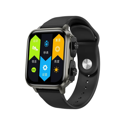 MedWatch™ Unite -Smart Watch With Bluetooth Earphone Waterproof, Touch Big Display Screen Best Relog Inteligente