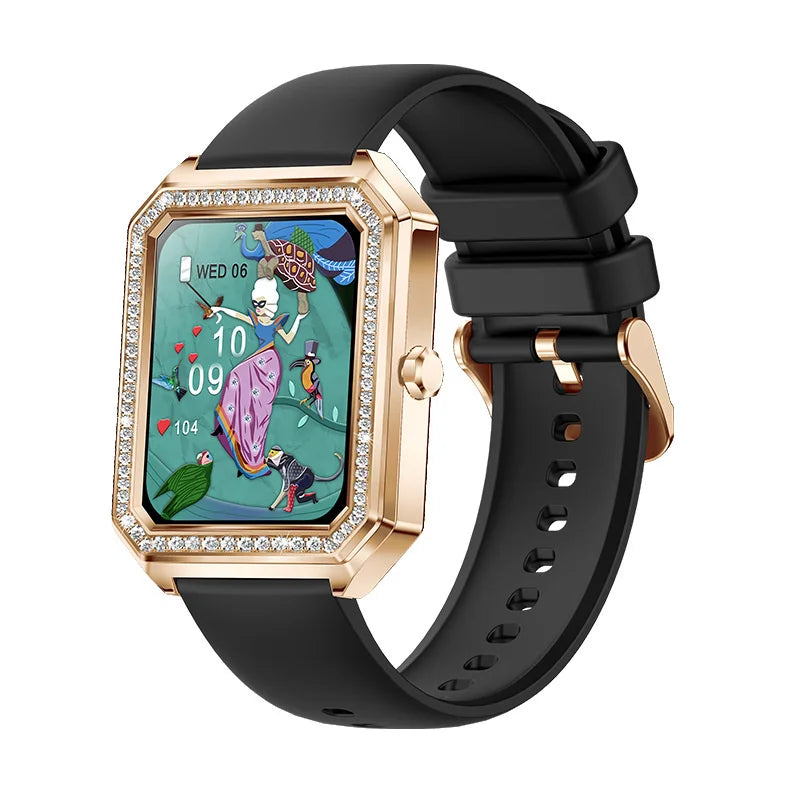 MedWatch™ Aquamarine - Smart Watch Ladies Bluetooth Call Health Monitor Blood Pressure Fitness Tracker For Women