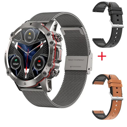 MedWatch™ Crusader - Smart Watch For Men Amoled Waterproof Bluetooth Call Heart Rate