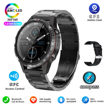 MedWatch™ Aspire - New GPS Smart Watch, GT4 Pro, Blood Sugar Smartwatch