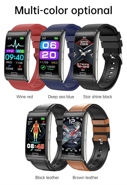 MedWatch™ Monitor Pro - Smart Watch ECG+PTT Blood Pressure Heart Rate Monitor Health Smart Bracelet