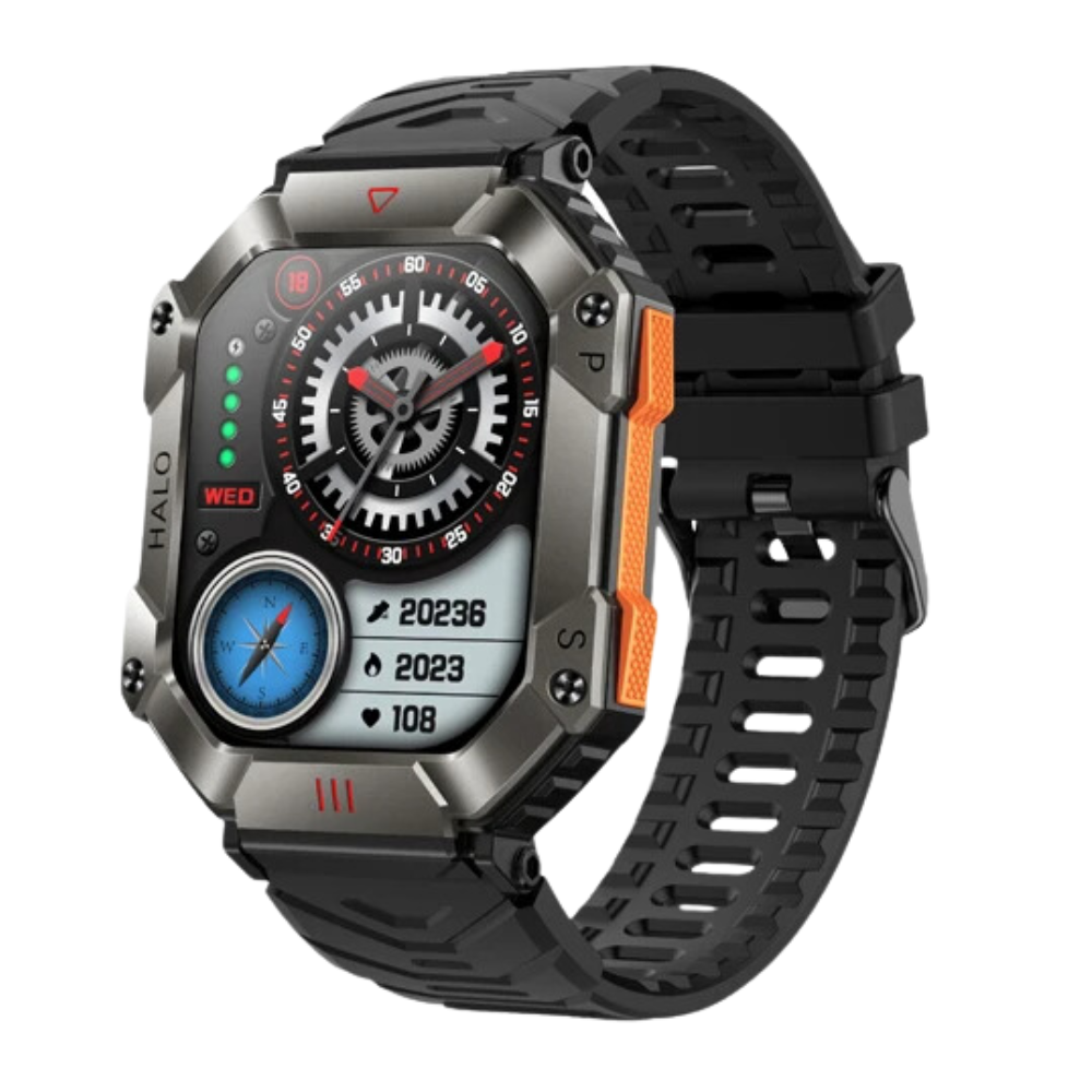MedWatch™ Invictus Ultra -Watches Ip68 Waterproof Military Healthy Monitor AI Voice Bluetooth Call