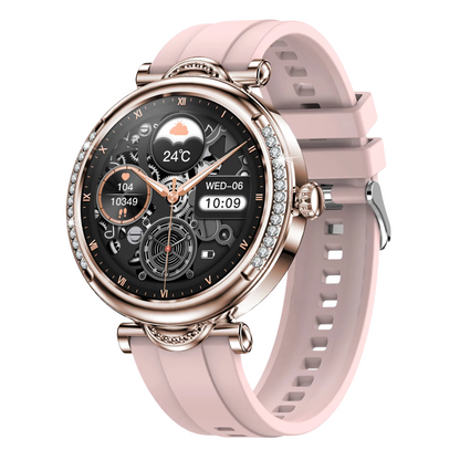 MedWatch™ Aurora - Fashion Smart Watch for Women Lady Health Monitoring 1.27inch Screen IP67 Waterproof BT Calling